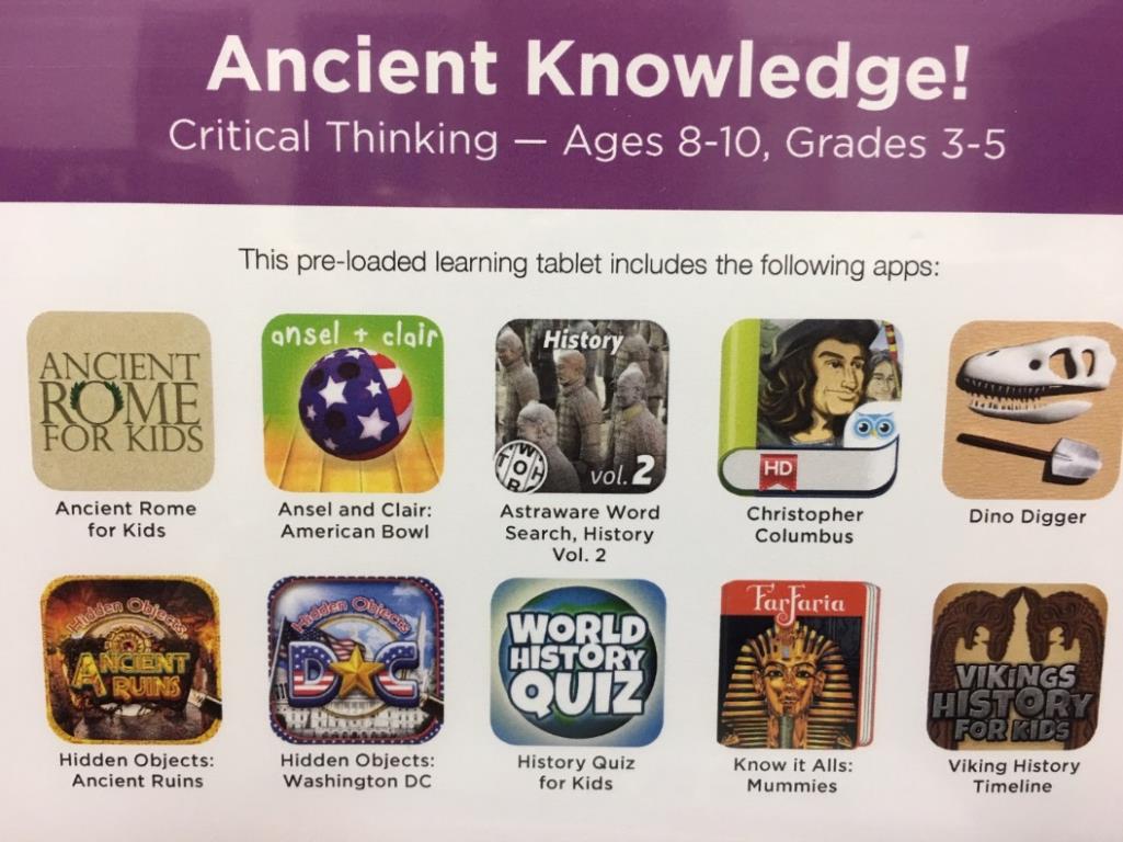 Ancient Knowldege Grades 3-5