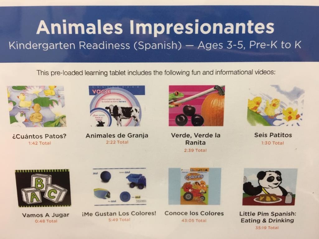 Animales Impresionantes, ages 3-5, Spanish