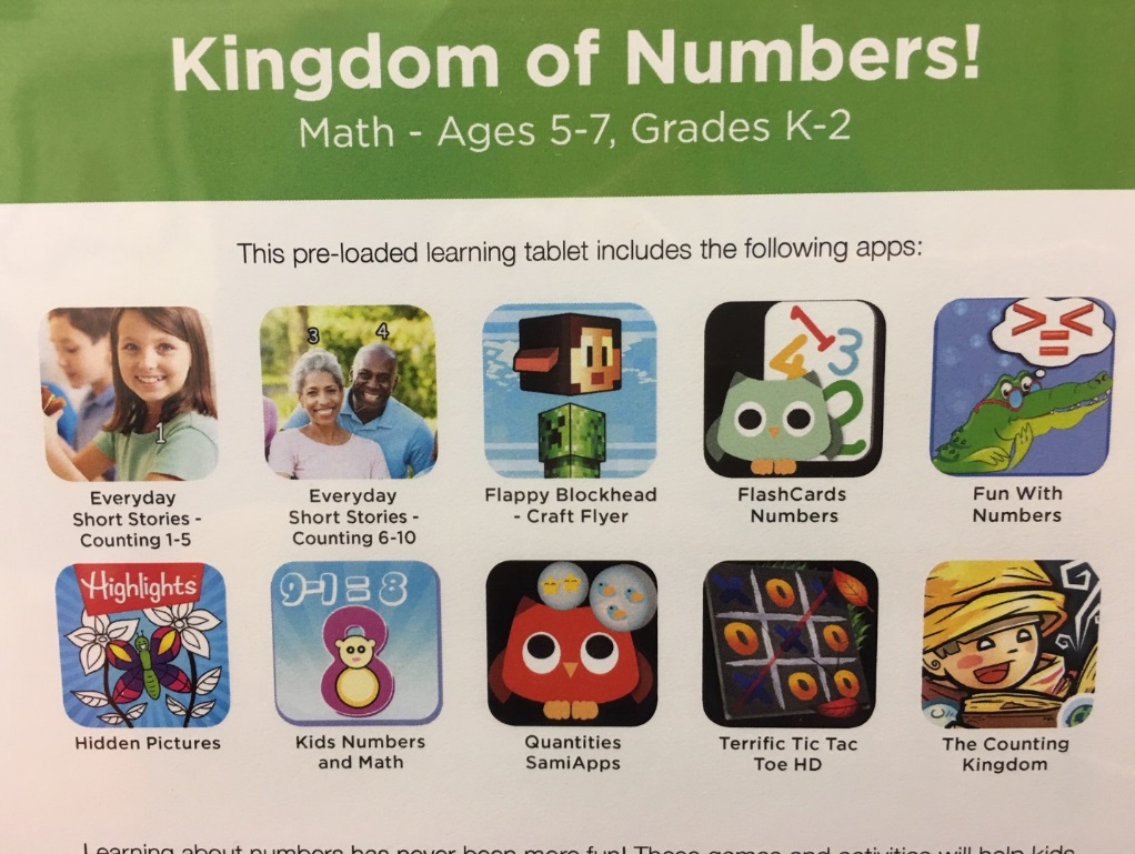 Kingdom of Numbers, Grades K-2